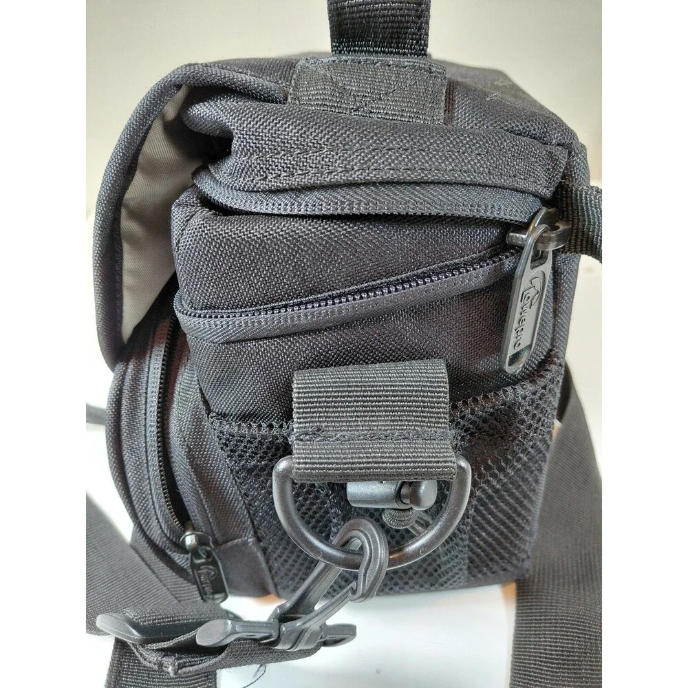 Lowepro EX 120 DSLR Mirrorless Camera Bag Padded Shoulder Carry Case Black Gray